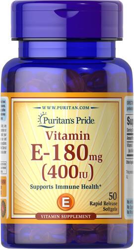 Витамин Е Puritan's Pride Vitamin E-400 IU 50 softgels (50858)