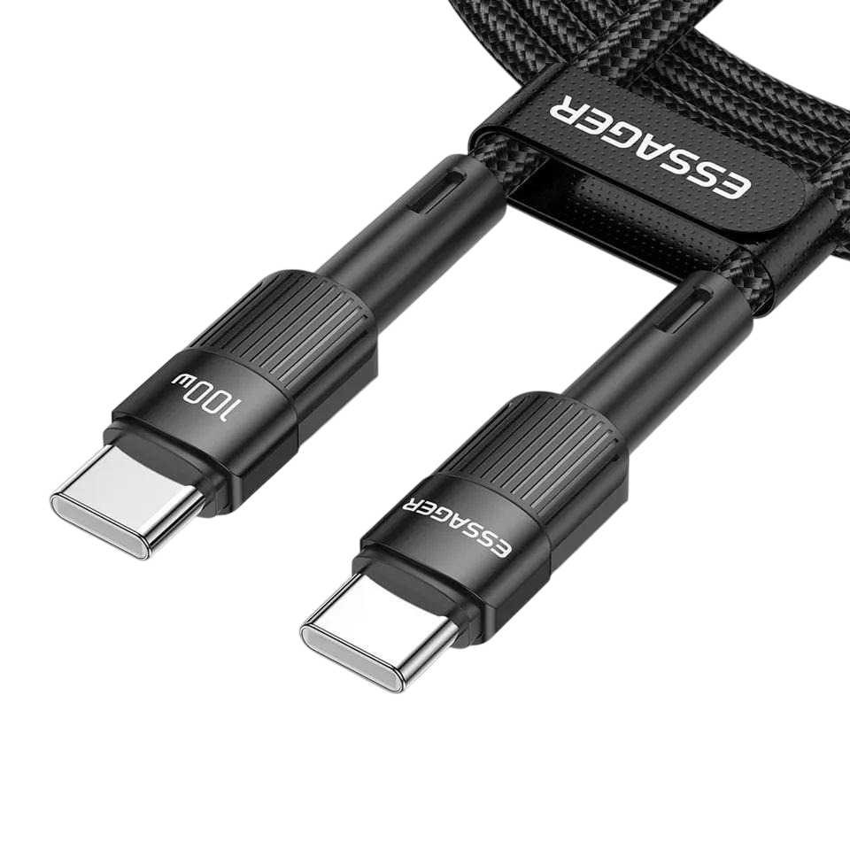 Кабель Essager Type-C PD 100w Fast Charge 1 м Black (25397393)