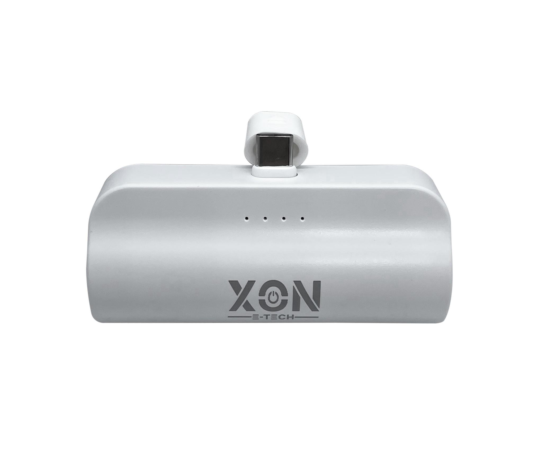 Повербанк XON PowerBank MiniCharge USB Type-C 5000 mAh Белый (DC5CE 6785)
