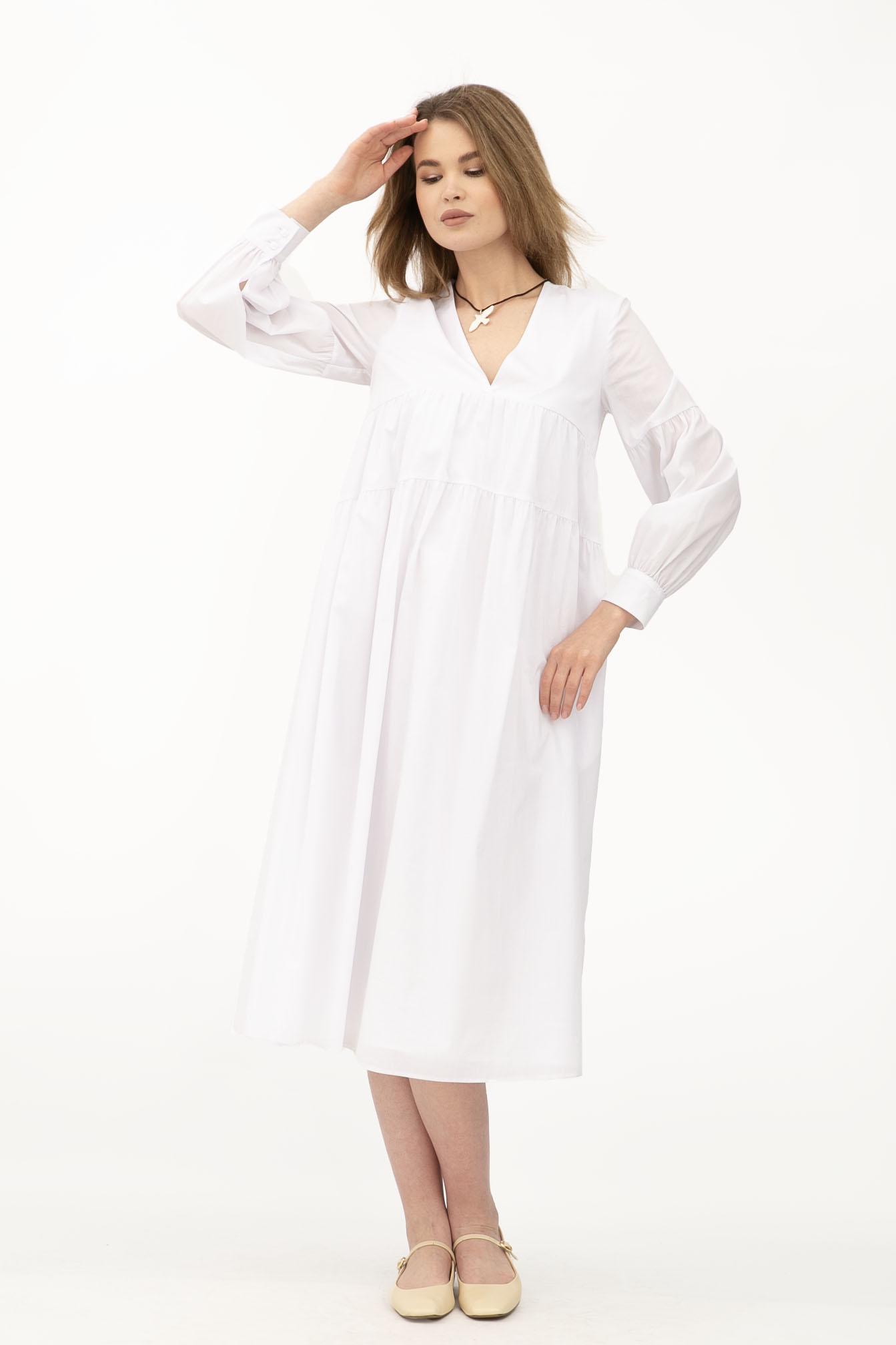 Платье Lesia Амея р. 44 Белый (119180000) - фото 4 Платье Lesia Амея р. 44 Белый (119180000) - фото 4