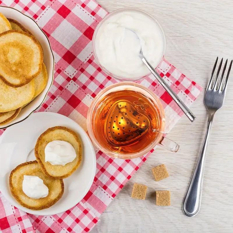 Ситечко для заваривания чая в кружке на цепочке в форме Сердца Серебристый (2610823809) - фото 2 Ситечко для заваривания чая в кружке на цепочке в форме Сердца Серебристый (2610823809) - фото 2