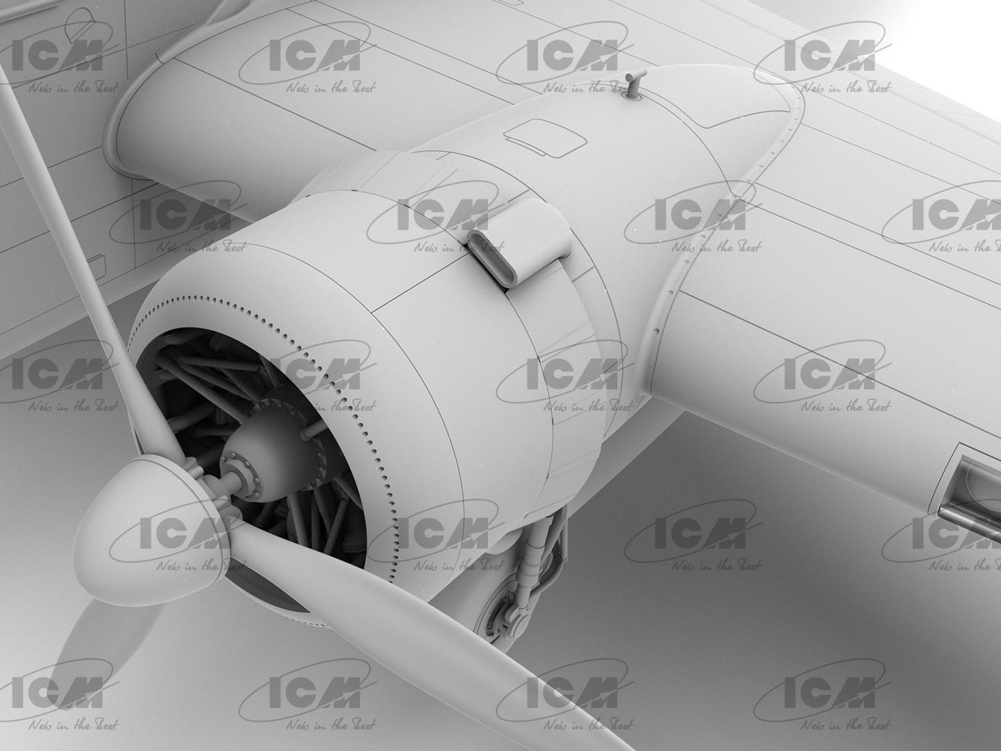 Сборная модель ICM самолет HP.52 Hampden B.Mk.I Британский бомбардировщик 2 СВ (48352) - фото 14