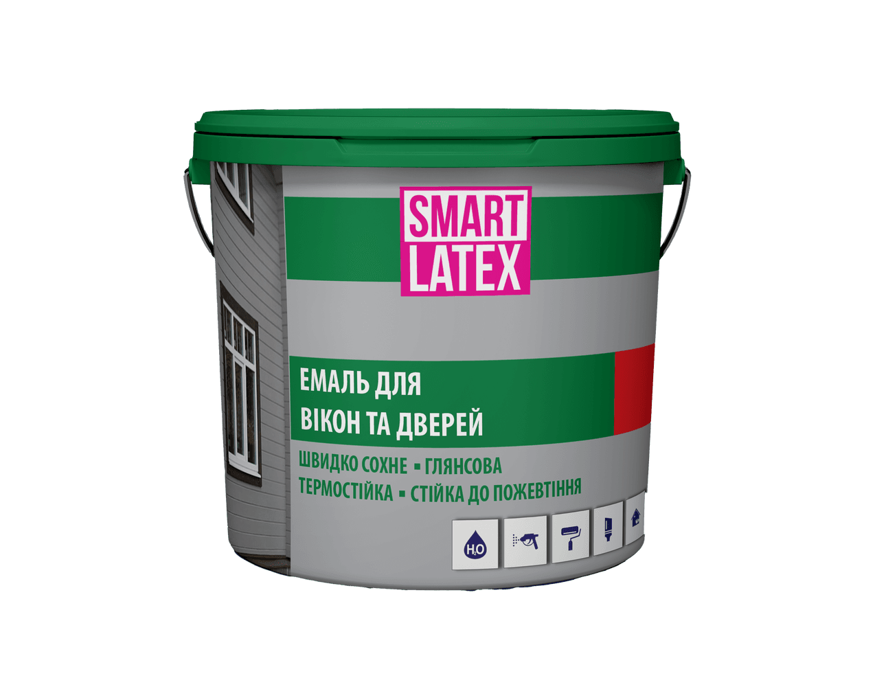 Эмаль акриловая SMART LATEX для окон и дверей 2 л (151)