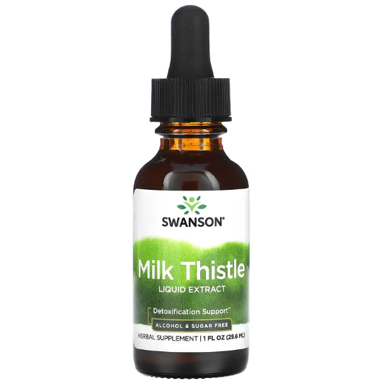 Комплекс Экстракт расторопши жидкий Swanson Milk Thistle Liquid Extract 29,6 мл Комплекс Экстракт расторопши жидкий Swanson Milk Thistle Liquid Extract 29,6 мл