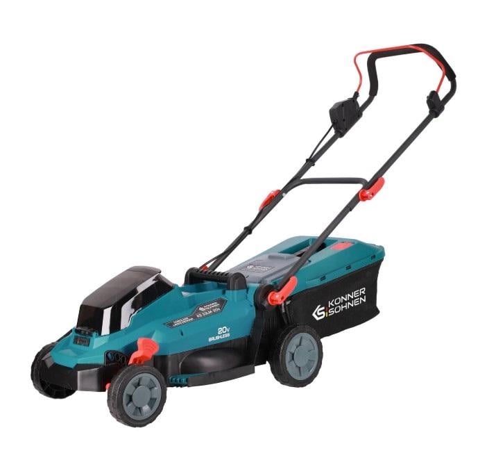 Газонокосарка акумуляторна Konner&Sohnen KS 33LM-20V set з акумулятором та зарядним пристроєм (63175)