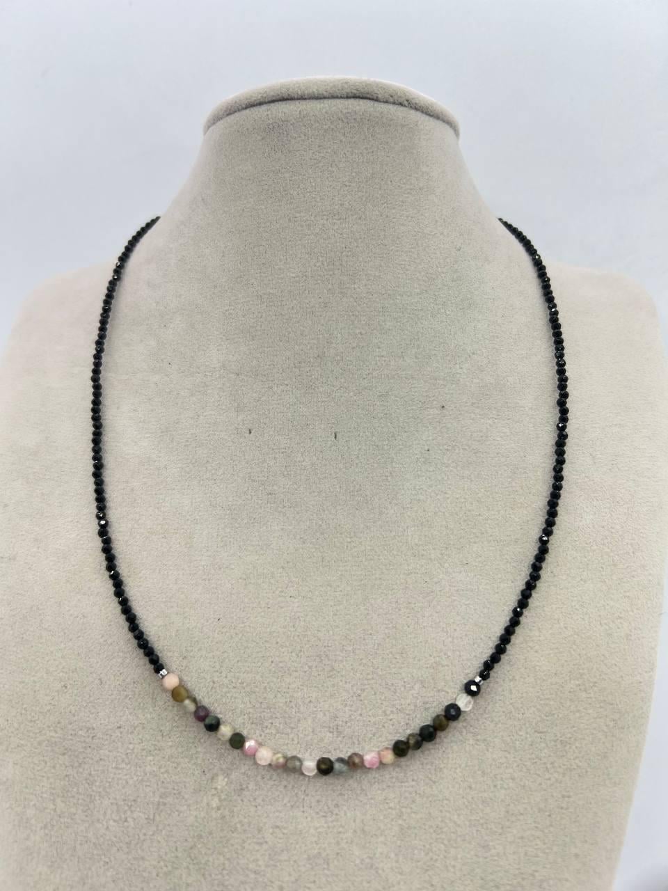 Бусы шпинель 2 мм 46 см Разноцветный (11153)