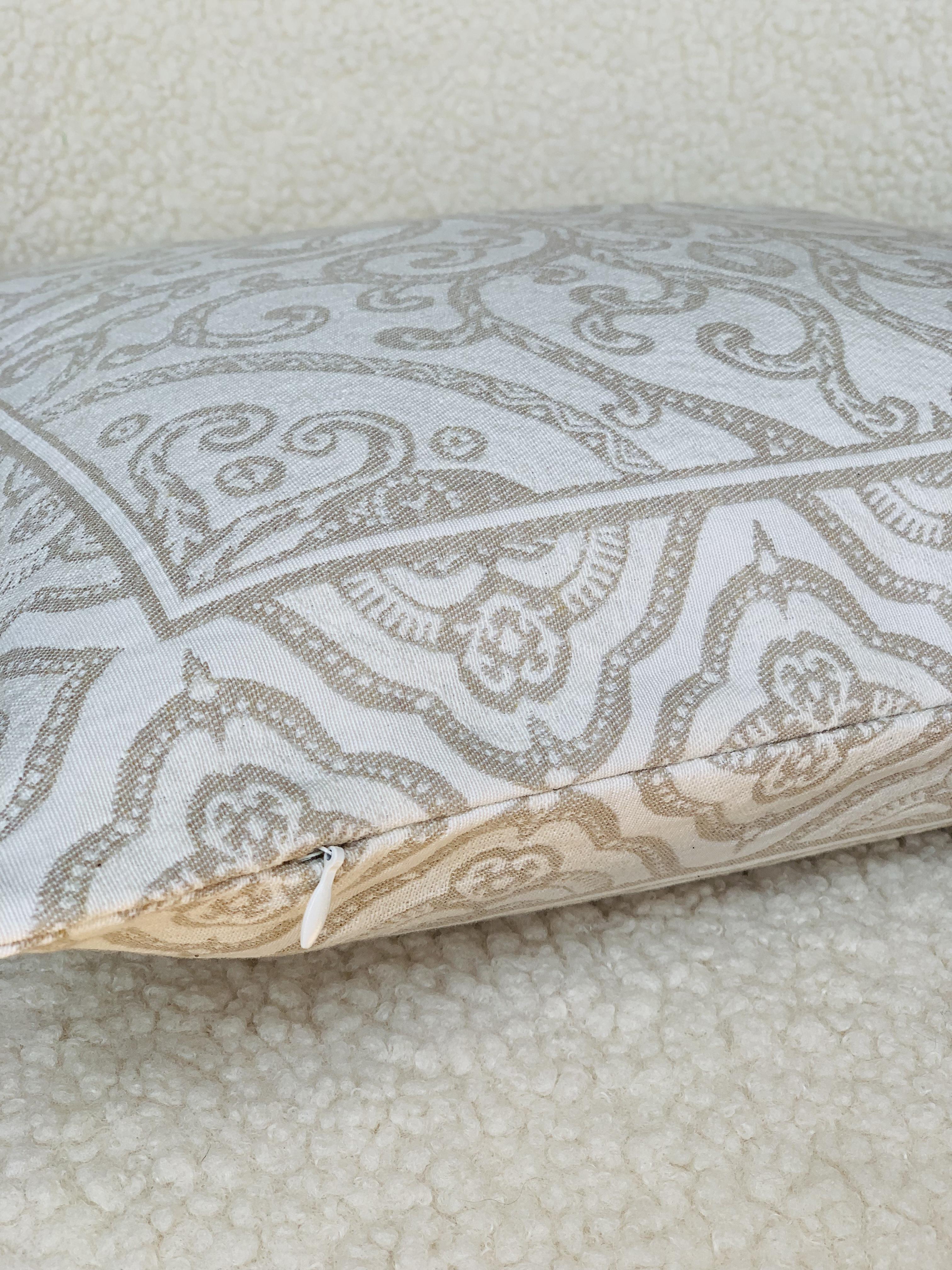 Наволочка гобеленовая MYKONOS двухсторонняя 45х45 см White - фото 4 Наволочка гобеленовая MYKONOS двухсторонняя 45х45 см White - фото 4