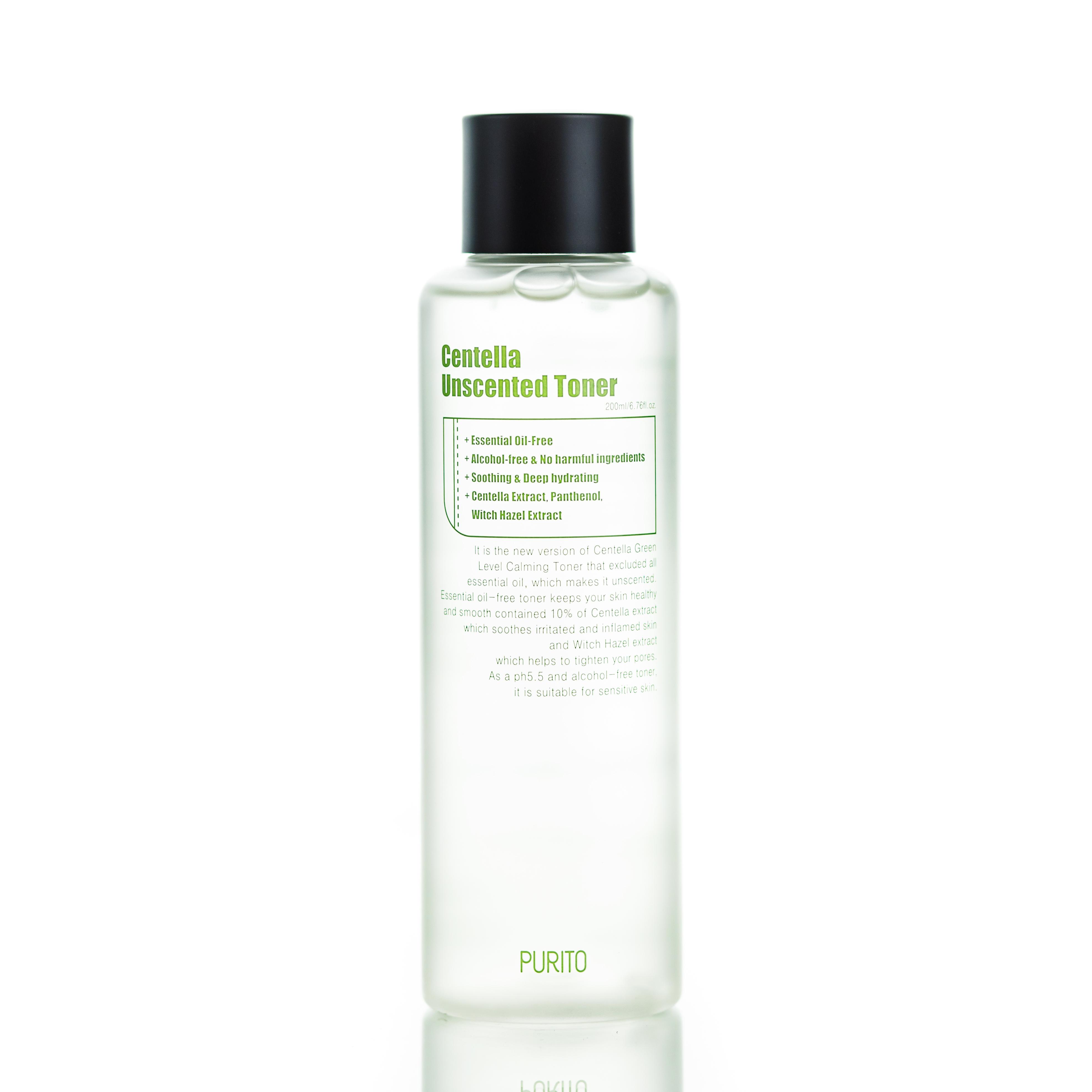 Тонер с центеллой для чувствительной кожи Purito Centella Unscented Toner 200 мл