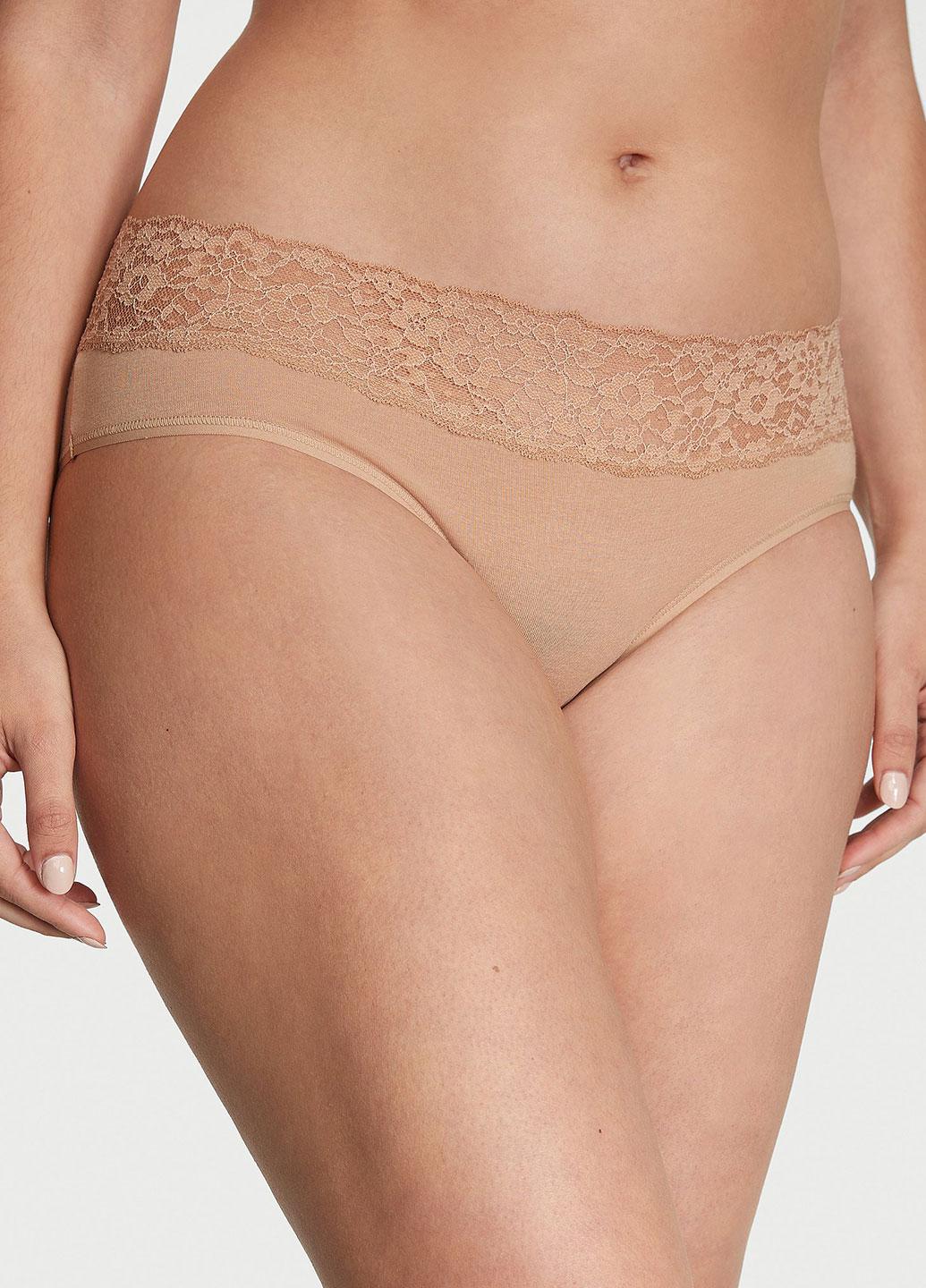 Трусики женские Victoria's Secret XL Бежевый (484000418410SEQXL)