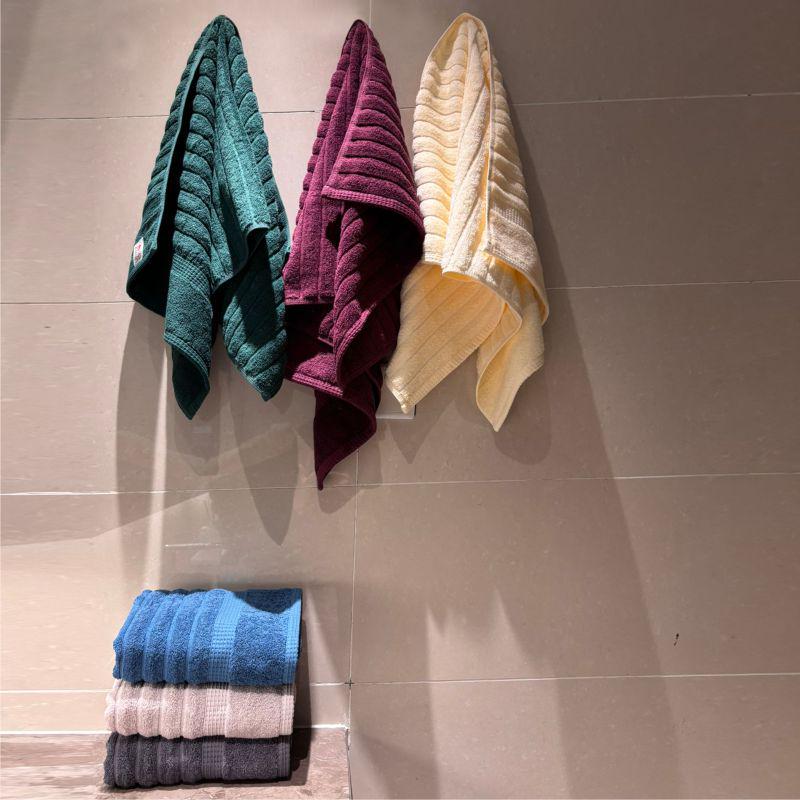 Набор полотенец для ванной Lovely Svi Oxford Stripe жаккард 2 шт. 50х90 см Blue (451124) - фото 3