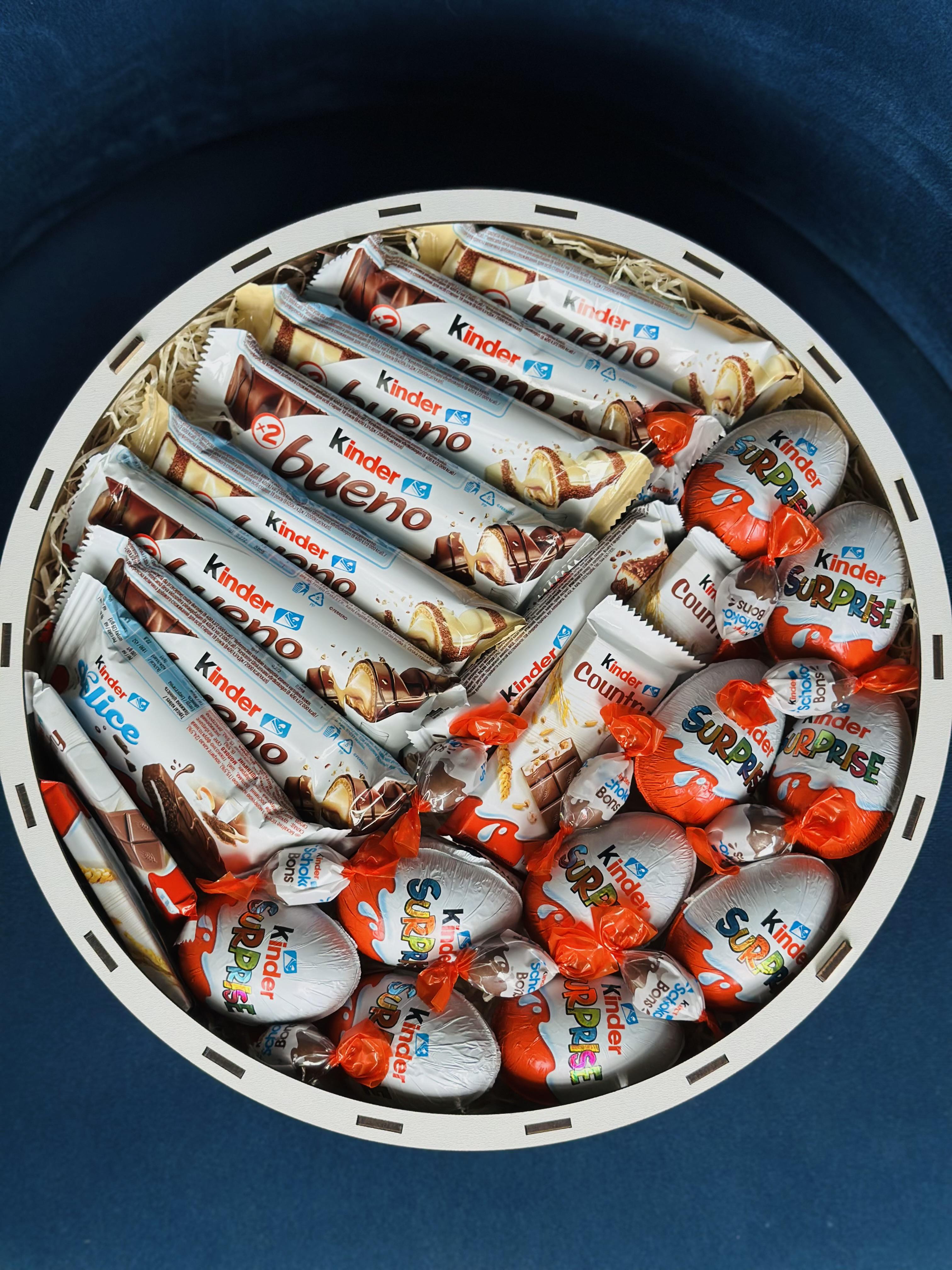 Подарочный бокс Ohmybuket деревянный 30 см (OMB-32)