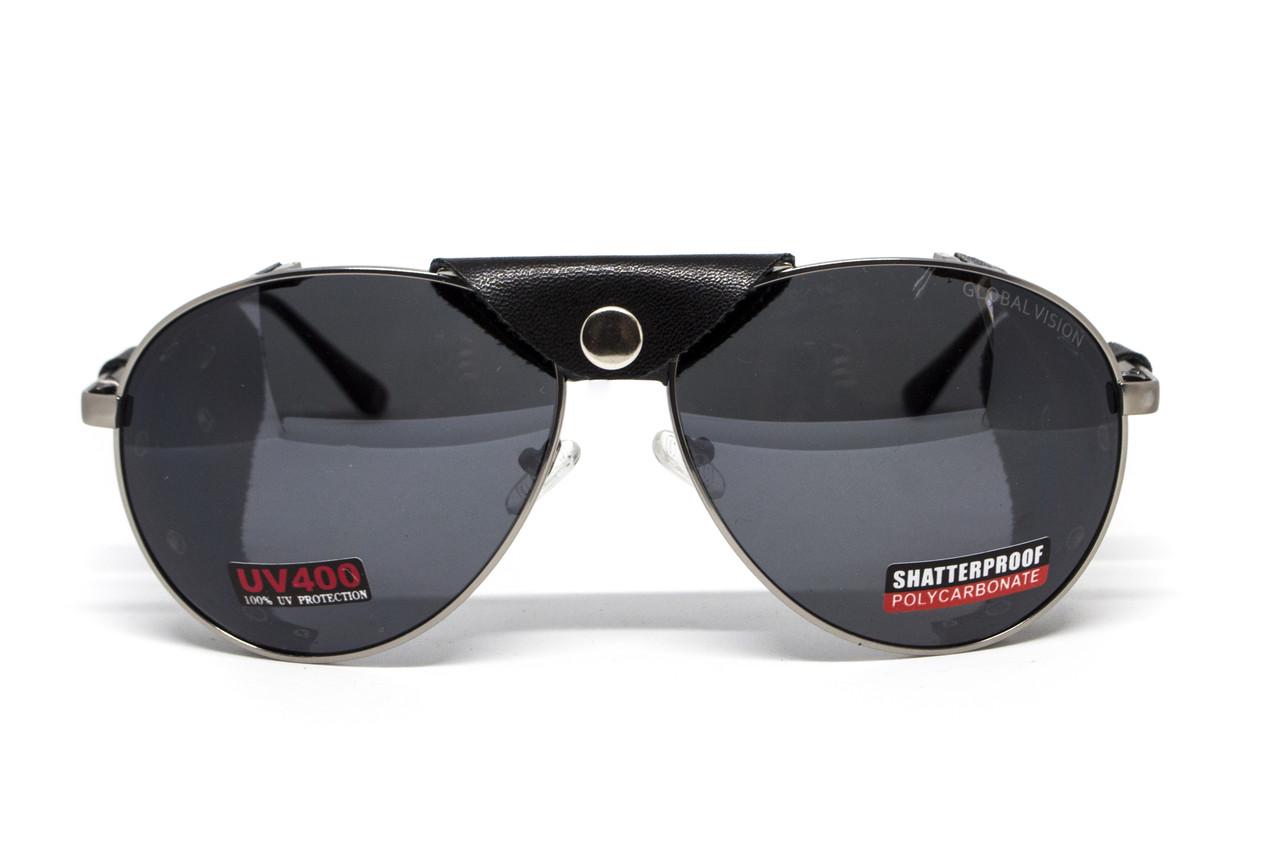 Очки защитные Global Vision Aviator-3 со съемным уплотнителем из синтетической кожи Серый (69962276514777) - фото 7 Очки защитные Global Vision Aviator-3 со съемным уплотнителем из синтетической кожи Серый (69962276514777) - фото 7