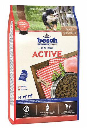 Сухой корм для собак Bosch Active 15 кг