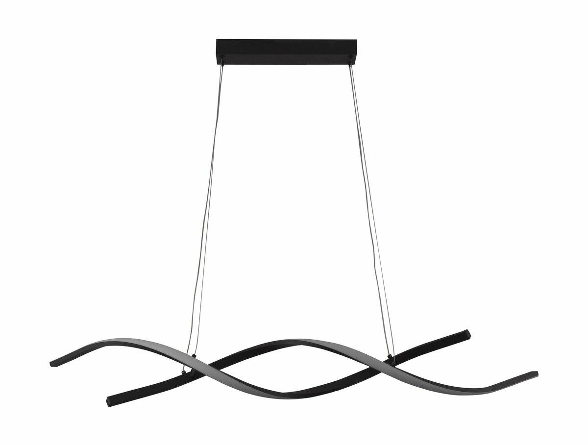 Люстра подвесная светодиодная Valeso 42W BK Черный (LCD3082)