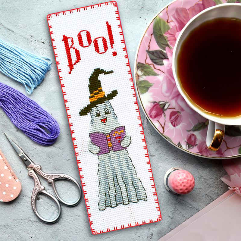 Набор для вышивки закладки Boo! (922)