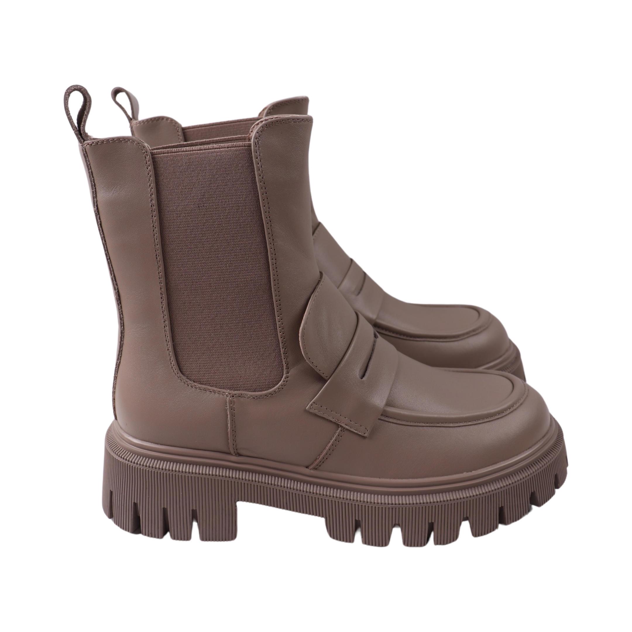 Ботинки женские Melanda 238-24ZHC натуральная кожа р. 37 Капучино (29183533)