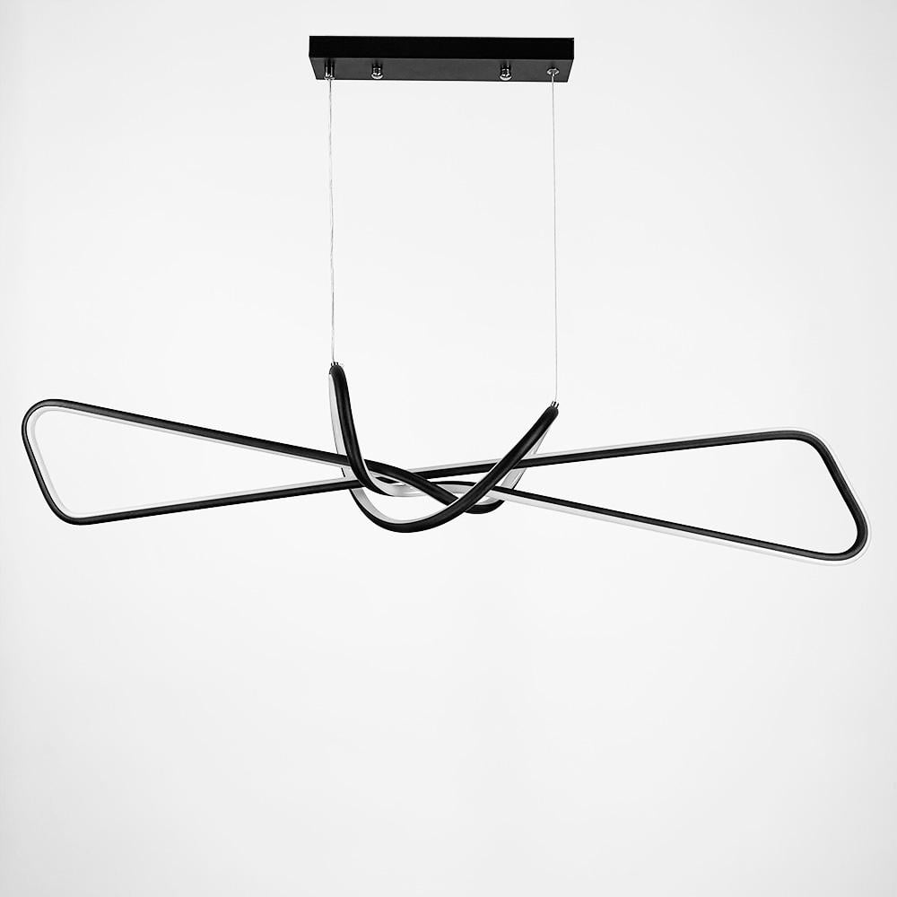 Люстра подвесная Led Light House LNF-17386 78W 100 см Черный