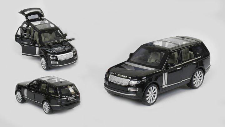 Машина металева інерційна TK Group Range Rover 1:24 Чорний (296332583) - фото 3