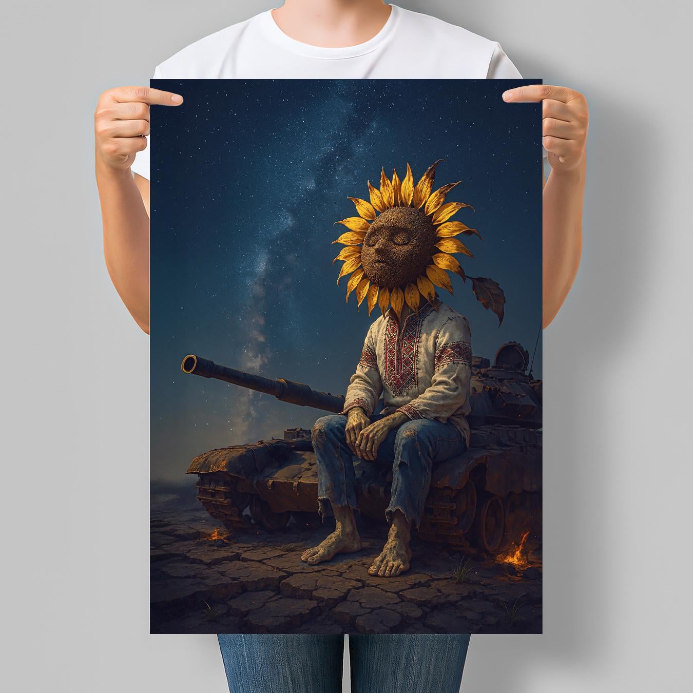 Постер патріотичний Сонях Після бою 42x60 см A2 без рамки (NU135_A2)