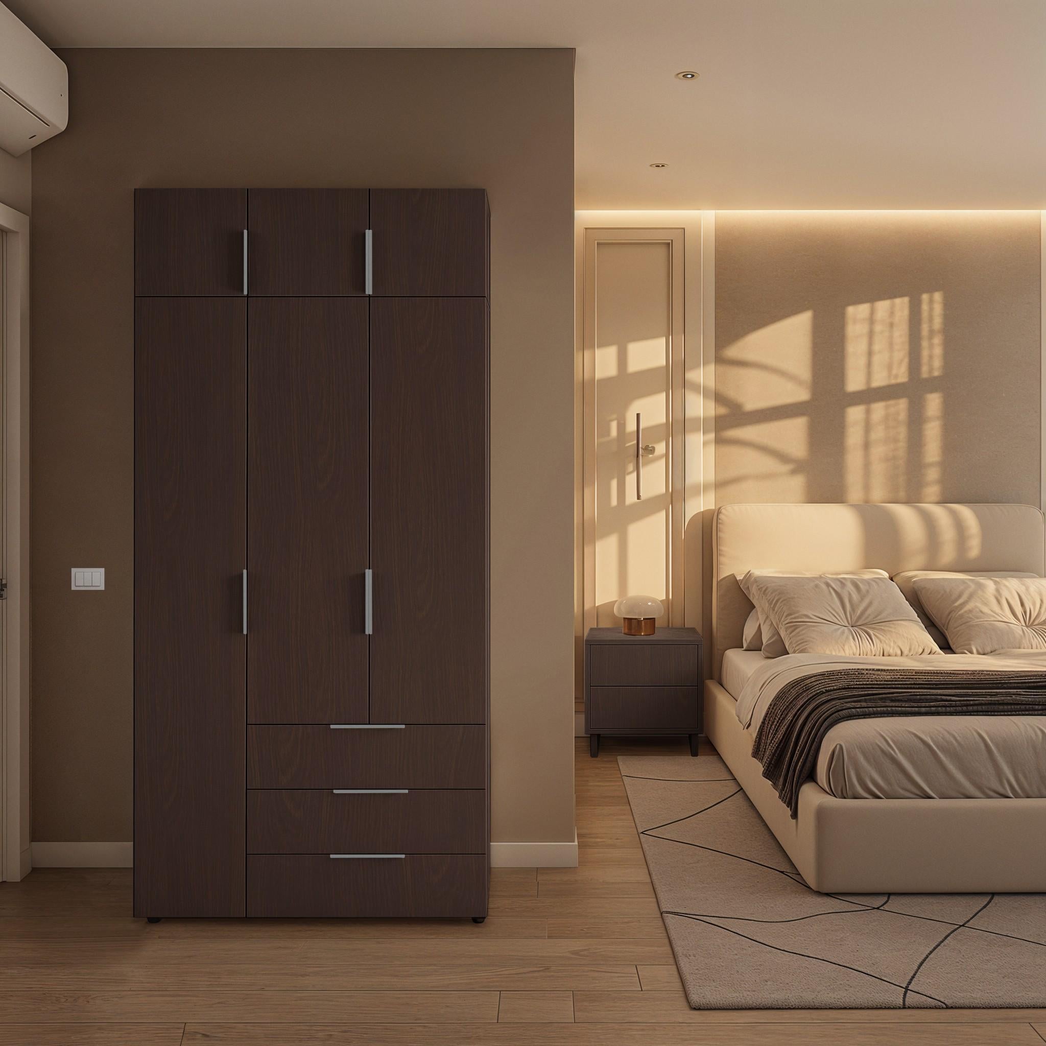 Шкаф со штангой и ящиками Versale 3 Antr 1154x500x2400 мм Венге Магия