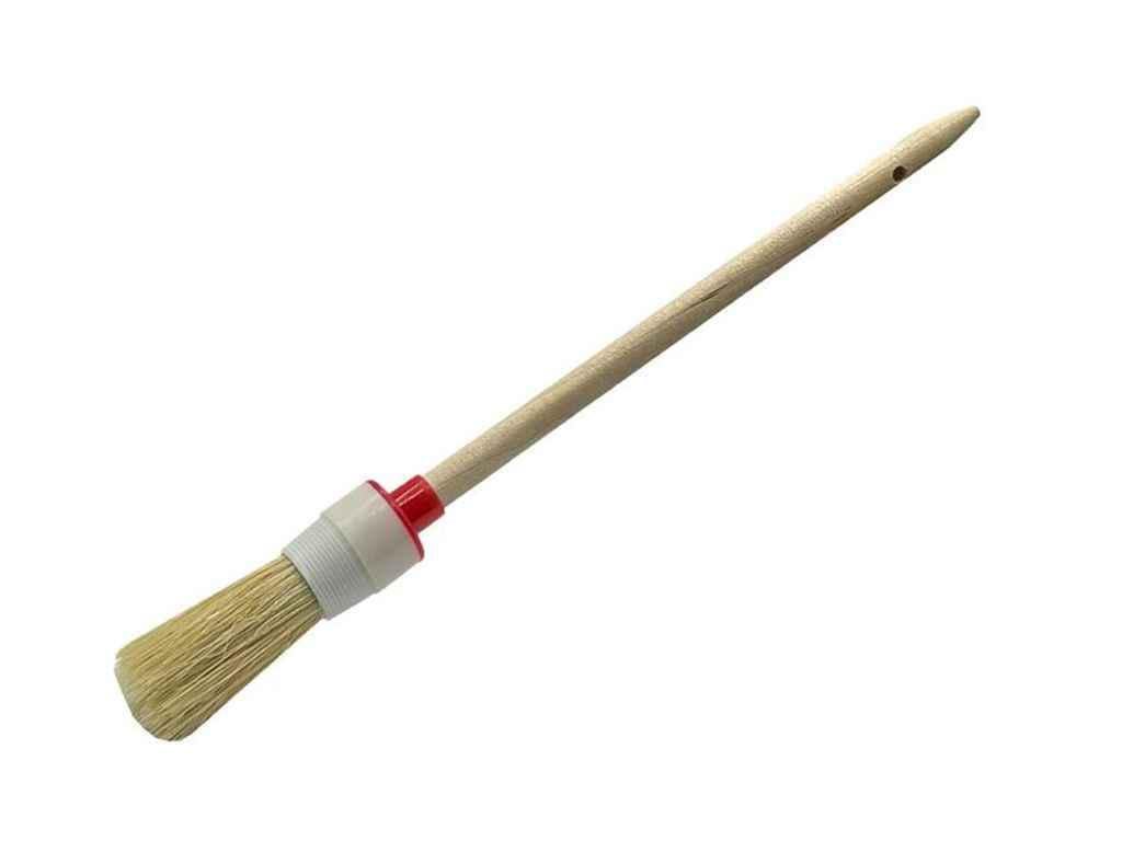 Пензель 25 мм круглий дерев'яна ручка WoffMann RONDO professional tools (1013859)