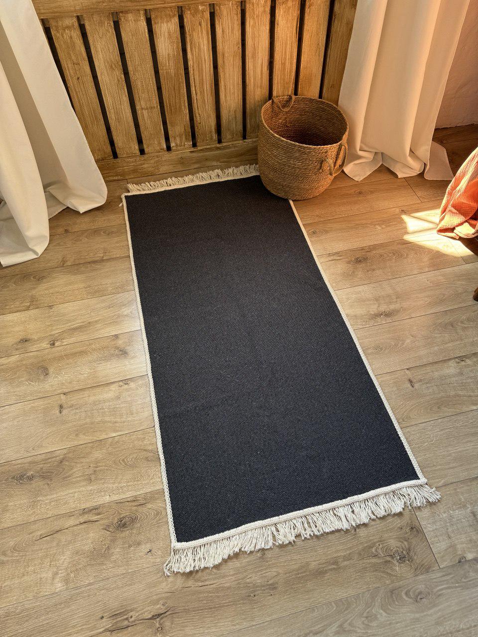 Килим бавовняний односторонній CarpetKA антиковзаючий 120х180 см (РМ-04)