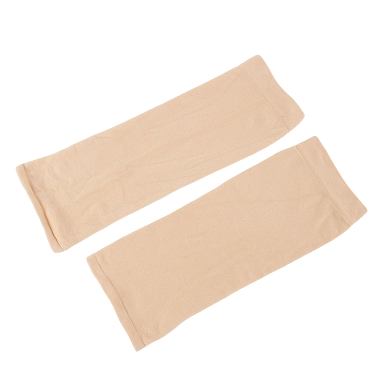 Гетры компрессионные с открытым носком для фитнеса и активного образа жизни универсальный р. 25 см Бежевый (R9669)