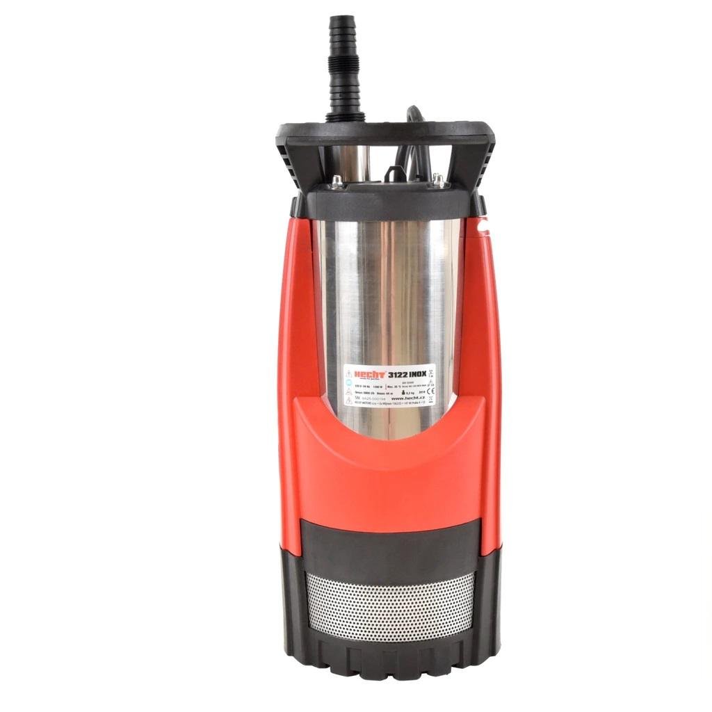 Дренажный насос HECHT 3122 INOX 6500 л/ч высота 44 м 1200 Вт - фото 2