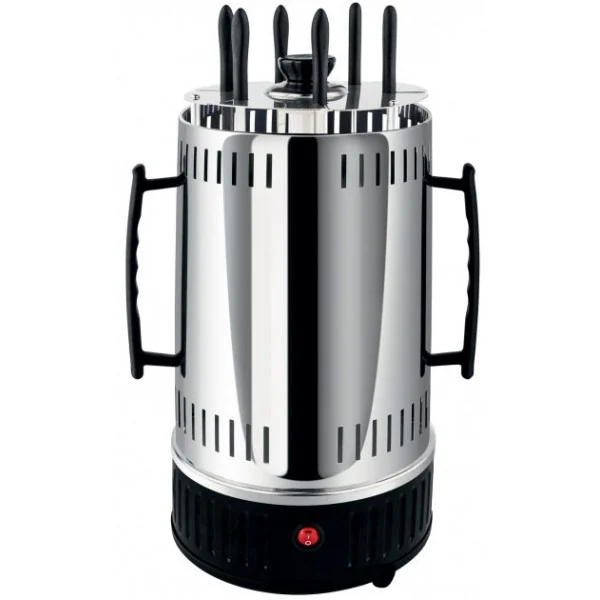 Електрошашличниці Domotec MS-7781 1000 Вт Чорний (GR-06790)