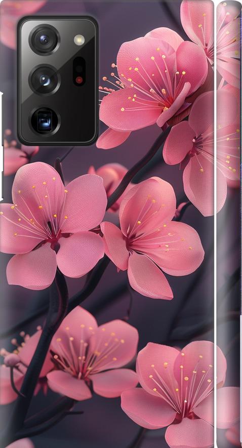 Чехол на Samsung Galaxy Note 20 Ultra Пурпурная сакура (6075m-2051-42517)