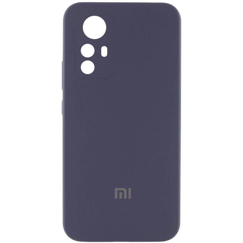 Противоударный Чехол Silicone Cover Lakshmi Full Camera (AAA) with Logo для Xiaomi Redmi Note 12S Dark Grey