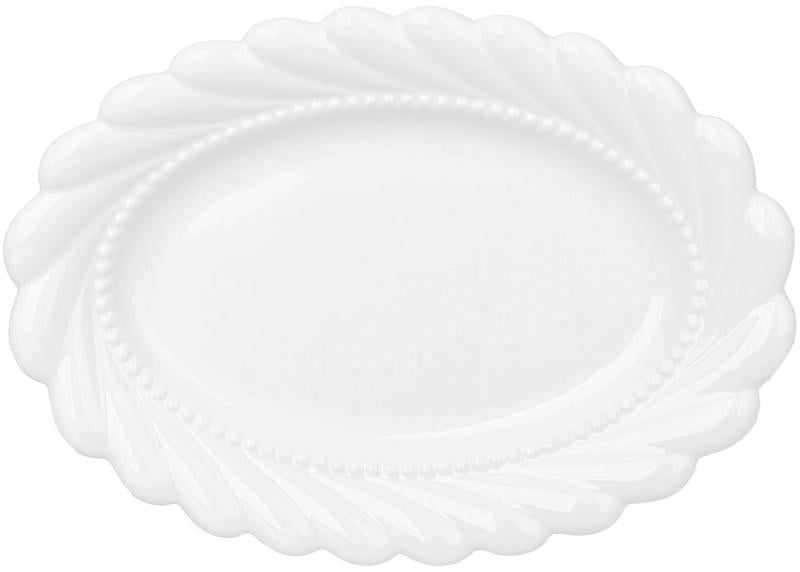 набор блюд White City Tiffany 4 шт. 24,6х17,5 см