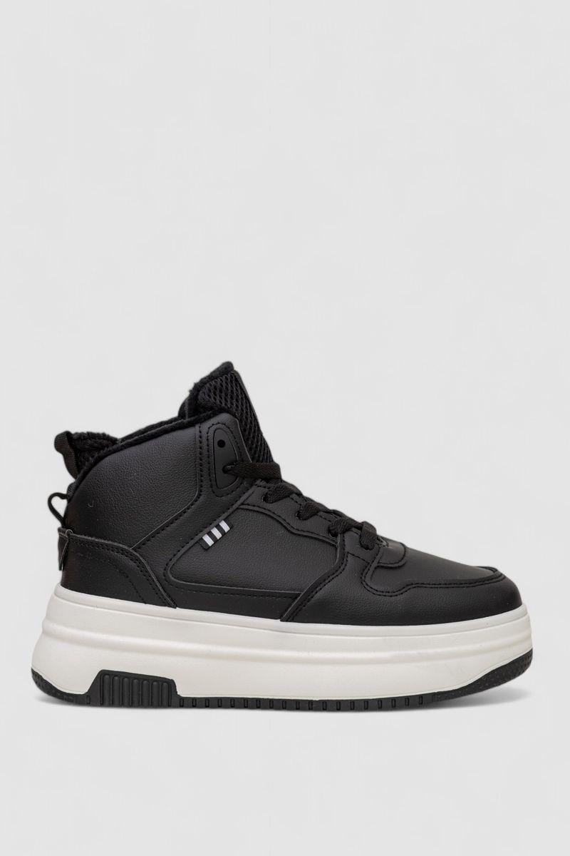 Кроссовки женские зимние Stilli 248RAM09 р. 41 Черно-белый (115255_830070)