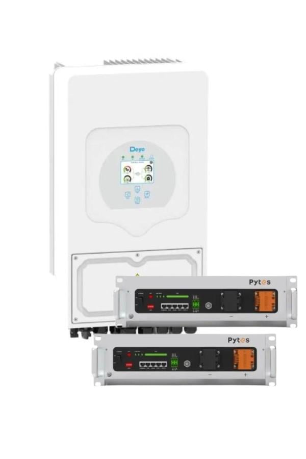 Комплект автономного енергопостачання Deye Pytes V5 6 кВт 10,24 кВт/г та SUN-6K-SG03LP1-EU/Pytes V5 (Deye6kW_Pytes10,24kWh)