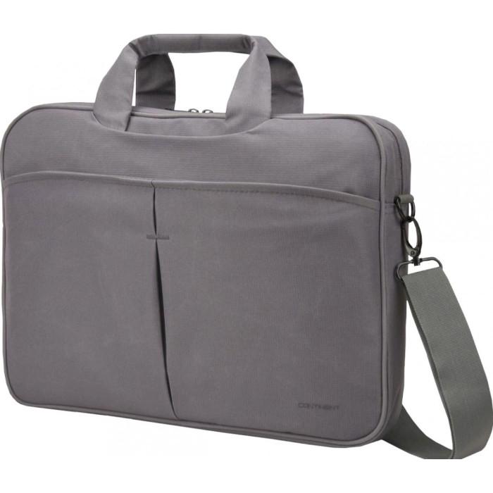 Сумка для ноутбука Continent CC-012 Nylon Polyester Zipper 15,6" Grey (26448432)