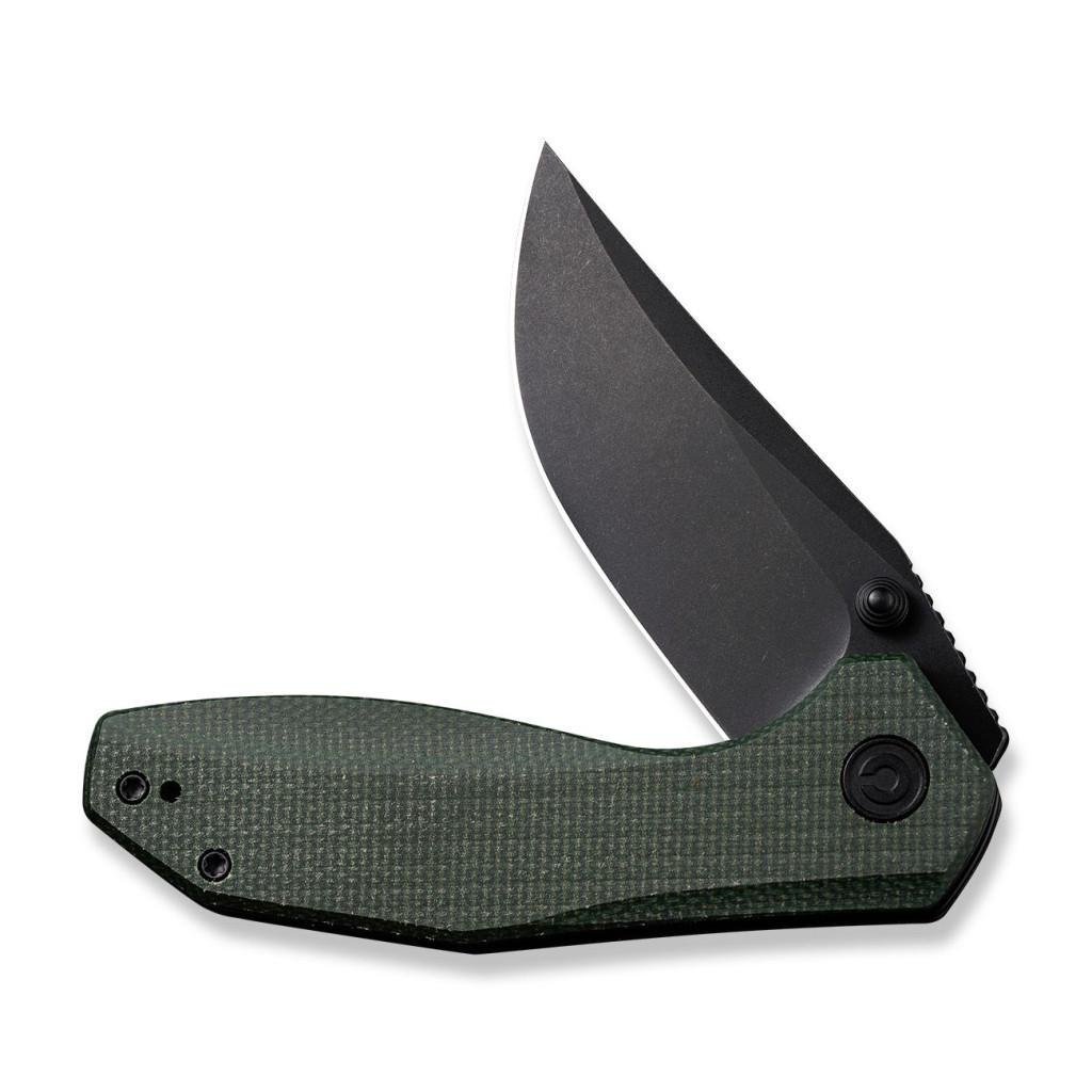 Ніж мисливський Civivi ODD 22 Green Micarta Blade Black (C21032-2) - фото 4