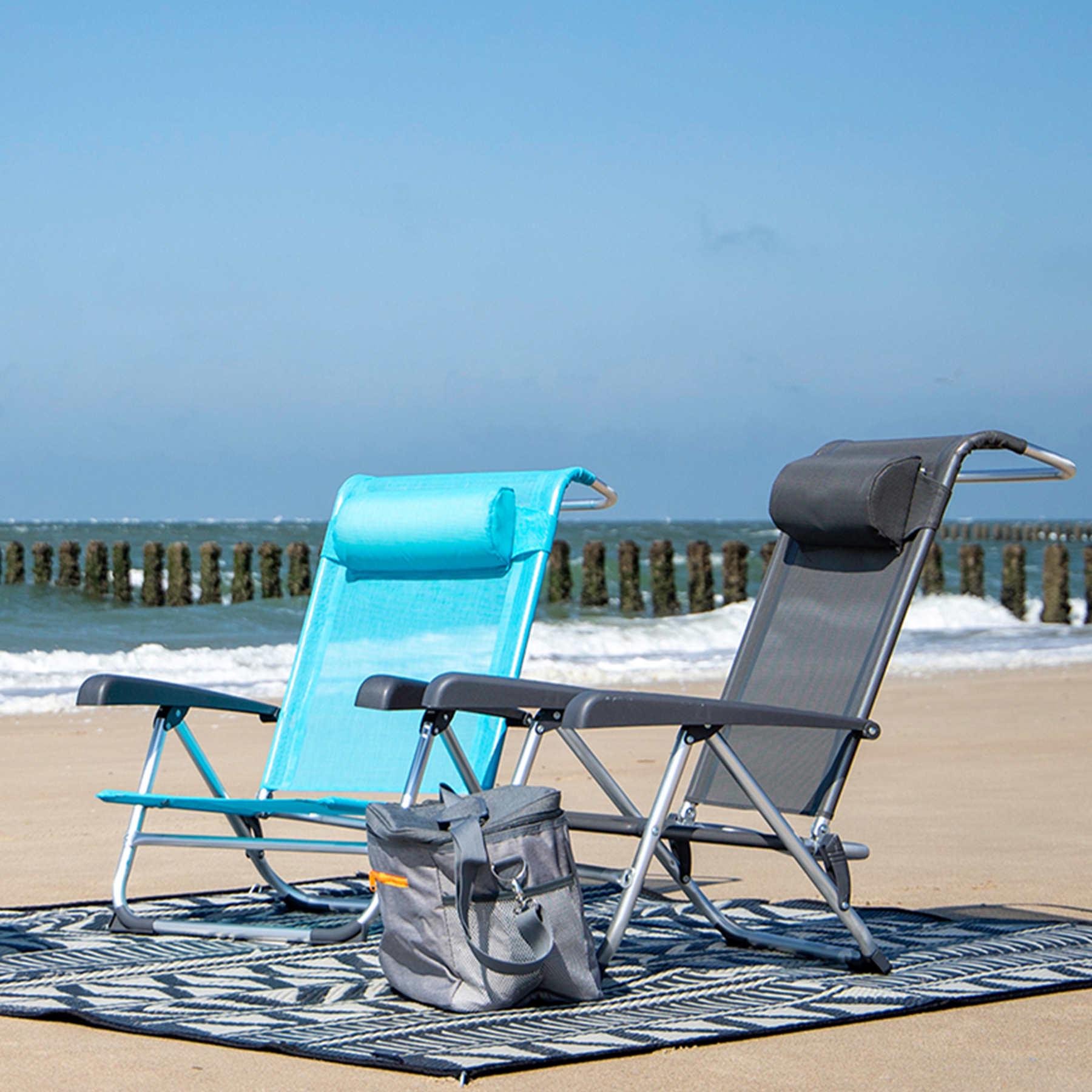 Крісло розкладне Bo-Camp Saint-Tropez Grey (1204796) - фото 13