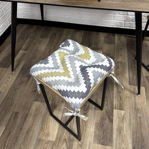 Сидушка Pixel Comfort Home на стул/кресло/садовую мебель 40х40 см