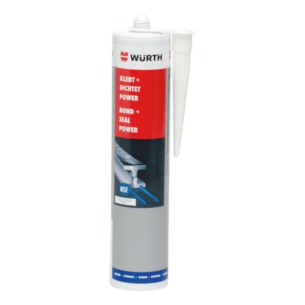 Клей-герметик Wurth K+D Power 300 мл Черный