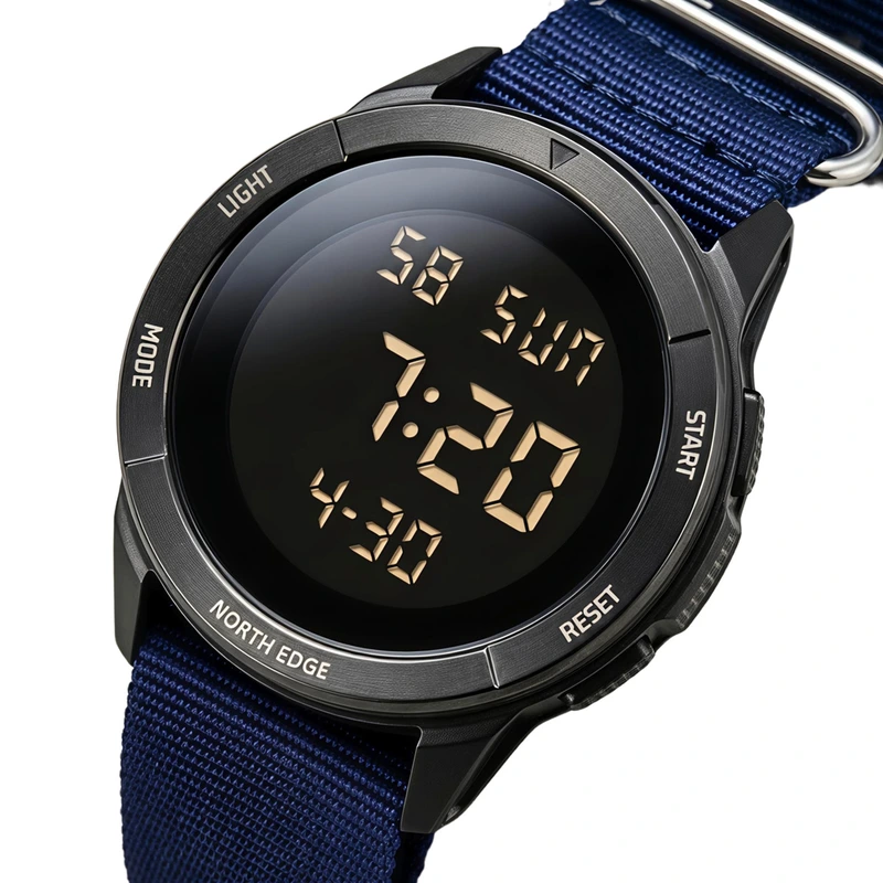 Наручний годинник North Edge Terrax Special Blue з компасом 2 ремінці (62626)
