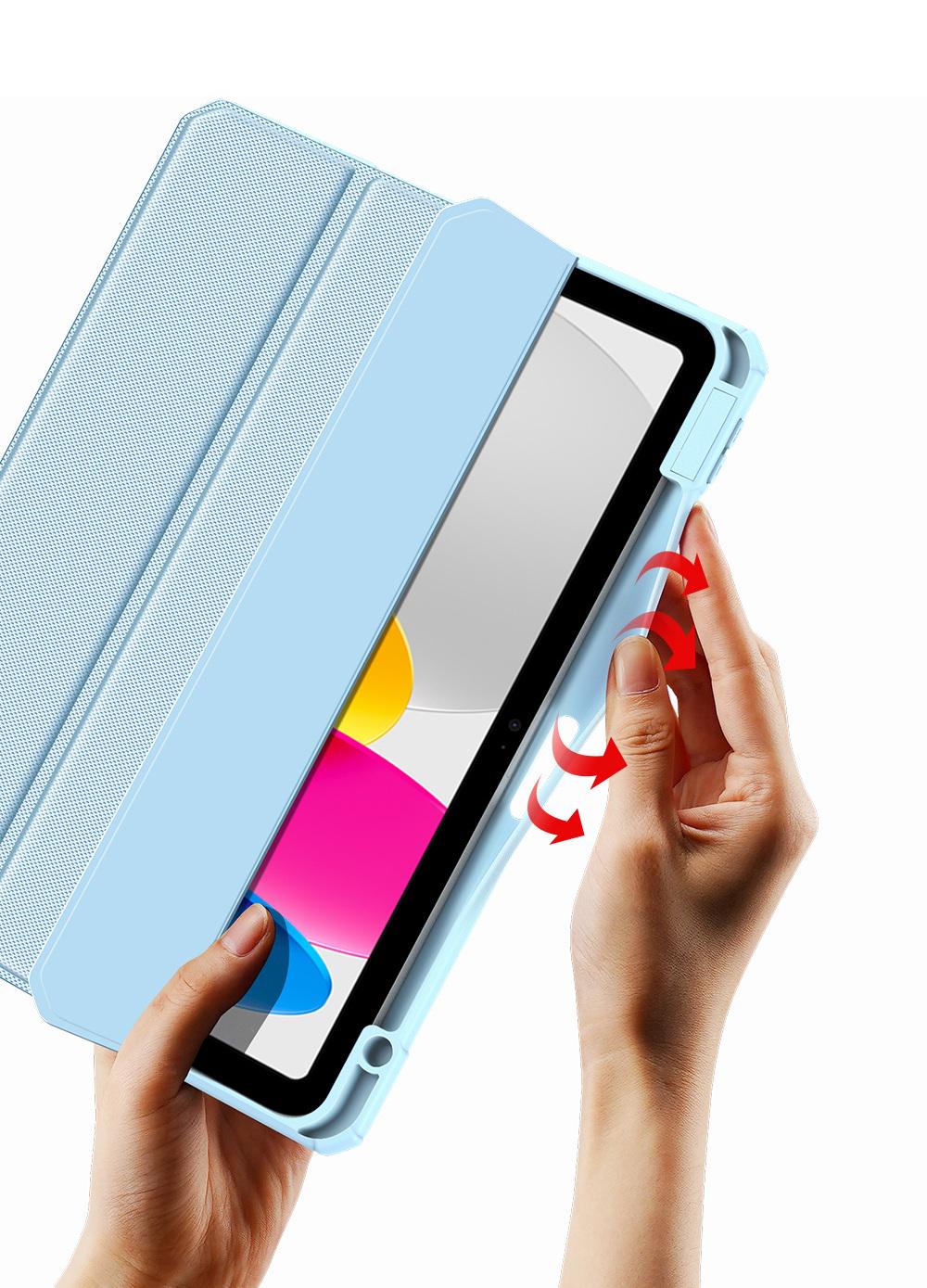 Чехол-книга для планшета Dux Ducis Toby Series для Apple iPad 10 gen 10,9" 2022/11" 2025 Blue (6934913034217) - фото 3 Чехол-книга для планшета Dux Ducis Toby Series для Apple iPad 10 gen 10,9" 2022/11" 2025 Blue (6934913034217) - фото 3