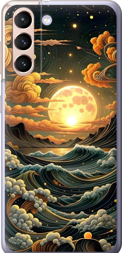 Чехол на Samsung Galaxy S21 Арт волны (6332t-2114-42517) Чехол на Samsung Galaxy S21 Арт волны (6332t-2114-42517)