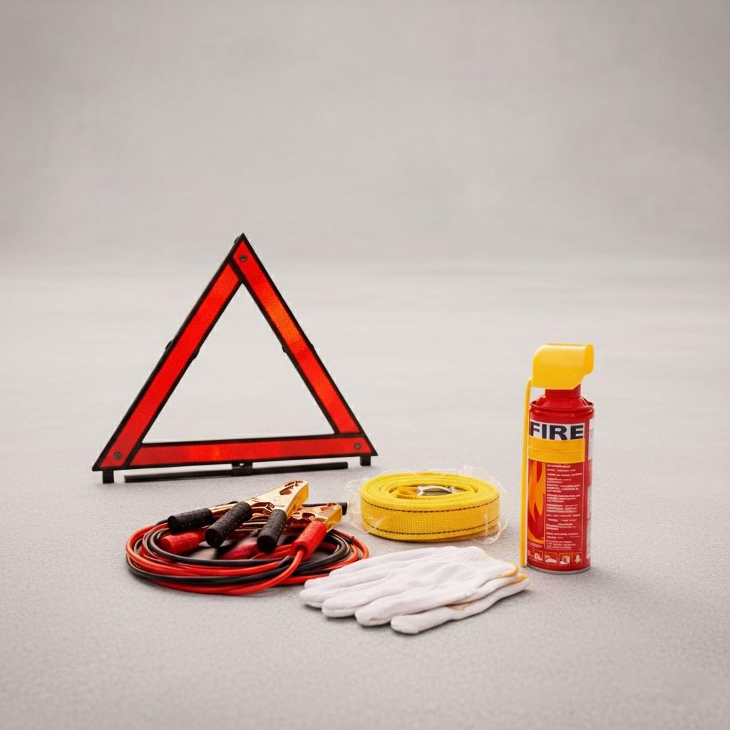 Набір автомобільний аварійний у сумці комплект безпеки для екстрених ситуацій в авто (XL-1543)