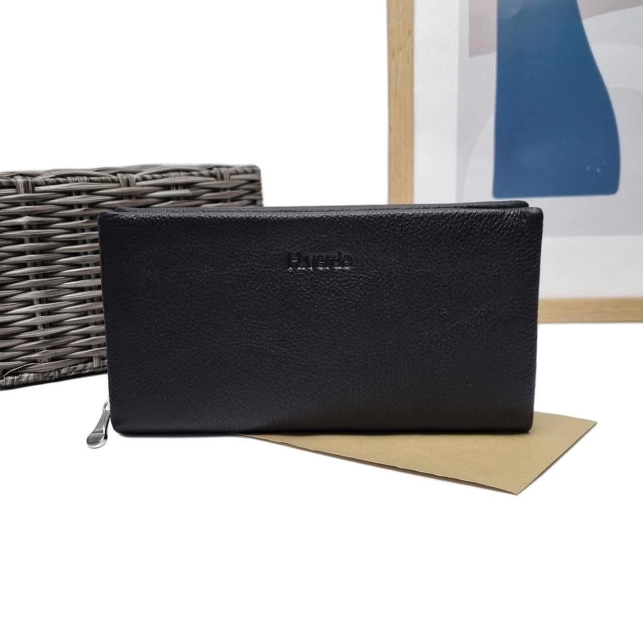 Клатч чоловічий Helen Verde натуральна шкіра Чорний (9971 black)