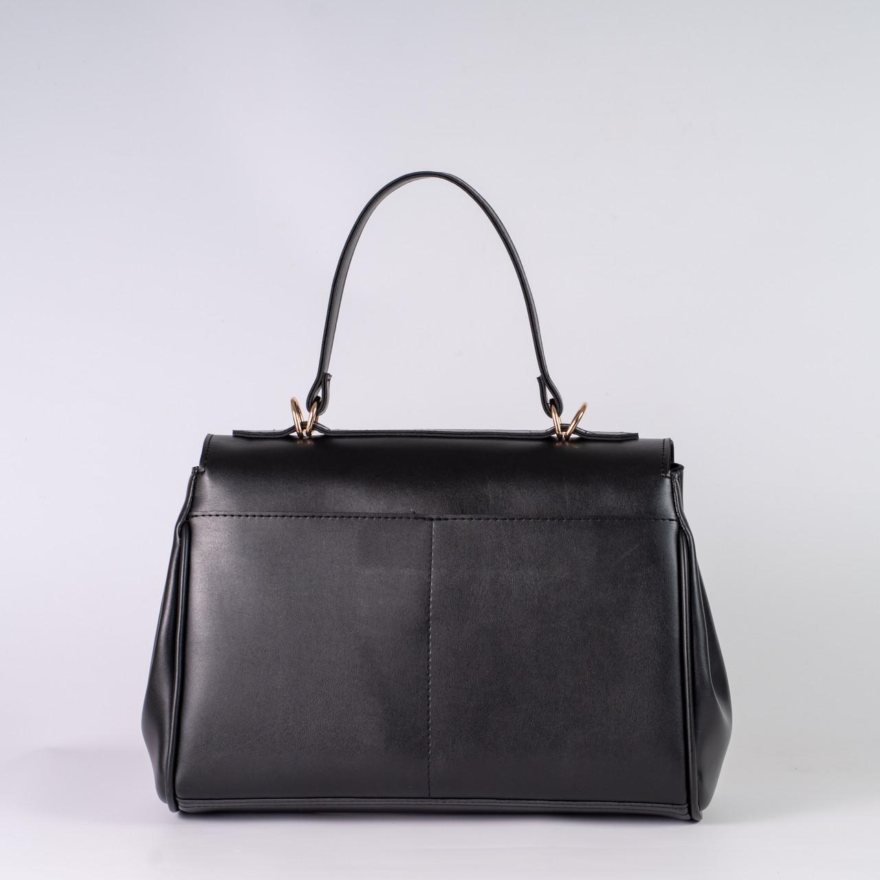 Сумка женская почтальона из экокожи XENIA № 67-24 Черный - фото 3