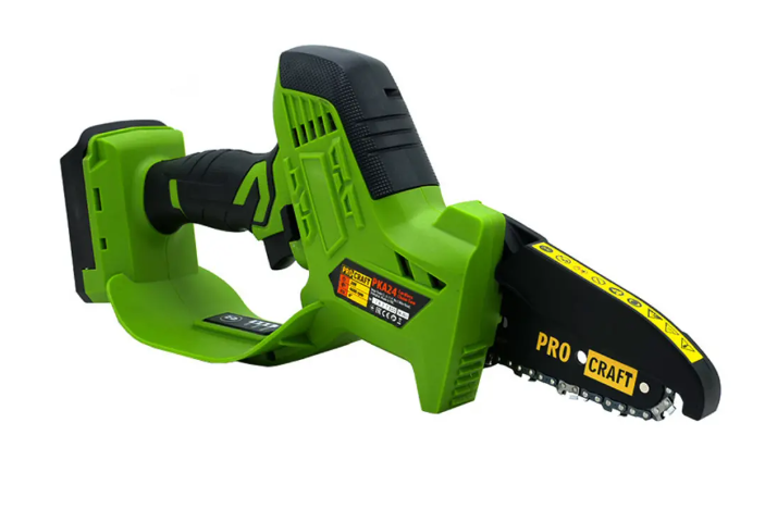 Пилка аккумуляторная ProCraft без щеточного двигателя/плавного пуска и удобной шиной 5" (PKA24) Пилка аккумуляторная ProCraft без щеточного двигателя/плавного пуска и удобной шиной 5" (PKA24)