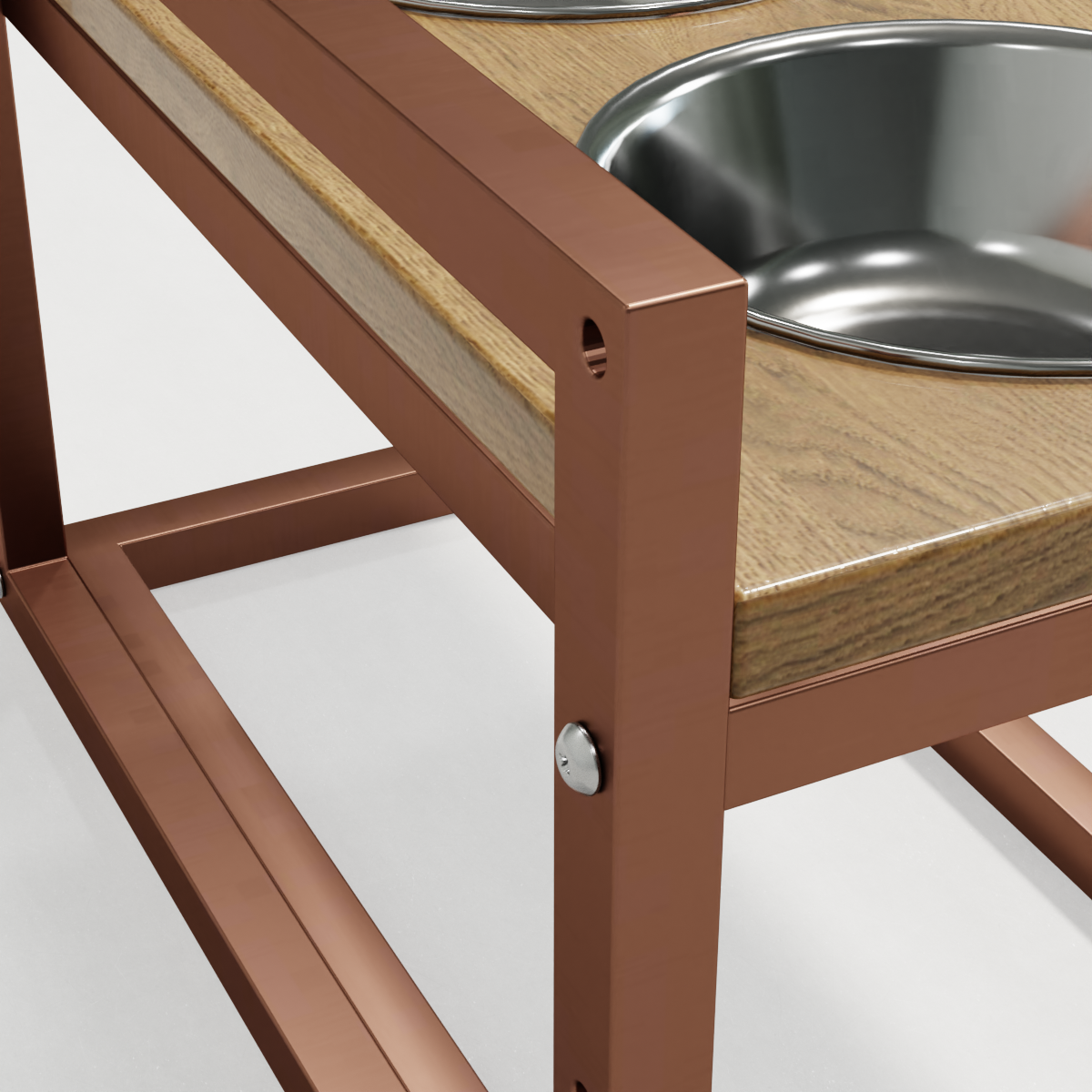 Миски на регульованій підставці для середніх собак Hollky Flex M 2х0,85 л (FM-422530-GLNT) - фото 6