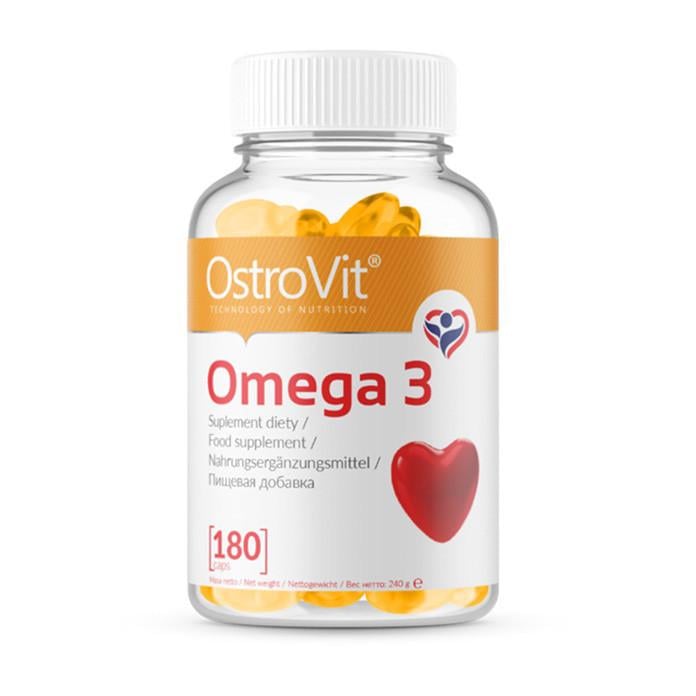 Риб'ячий жир OstroVit Omega 3 180 капс. (10602-01)