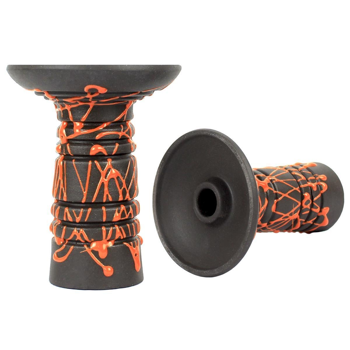 Чаша для кальяна Gusto Bowls Alien Black Glaze Оранжевый