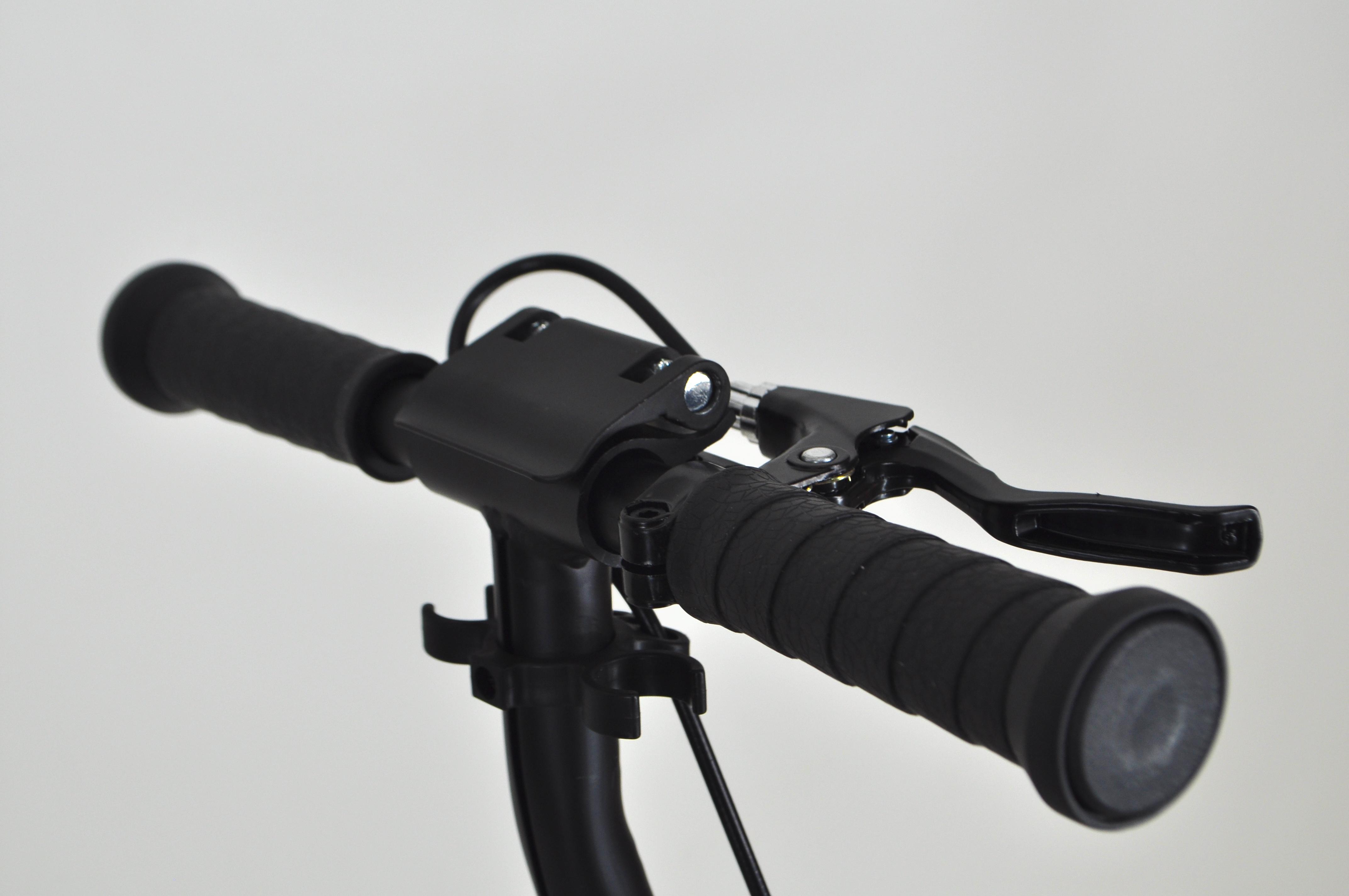 Самокат двухколесный Maraton Dynamic с амортизаторами и подногой Черный - фото 4 Самокат двухколесный Maraton Dynamic с амортизаторами и подногой Черный - фото 4